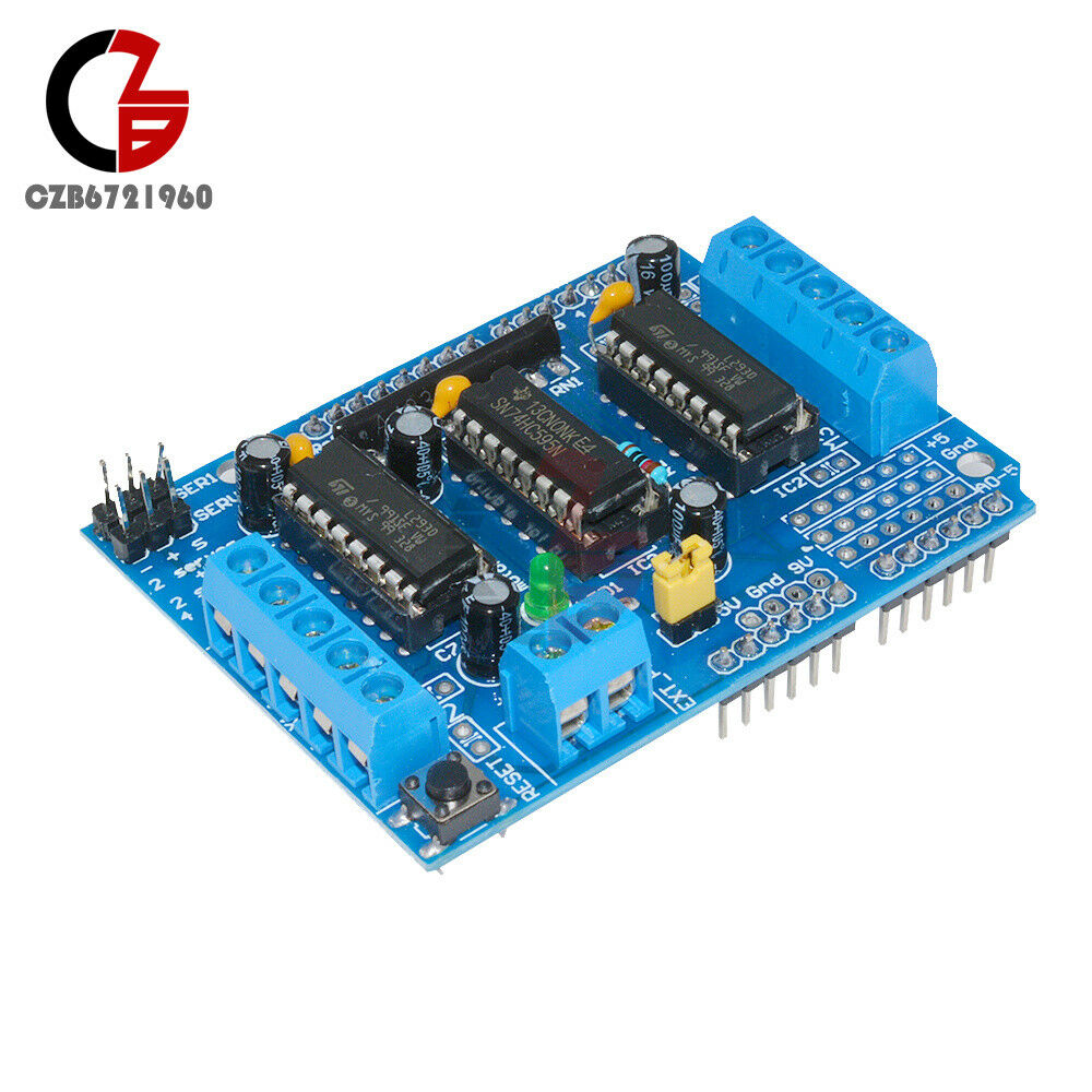 2PCS Motor Drive Shield Expansion Board L293D for Arduino Mega UNO Duemilanove