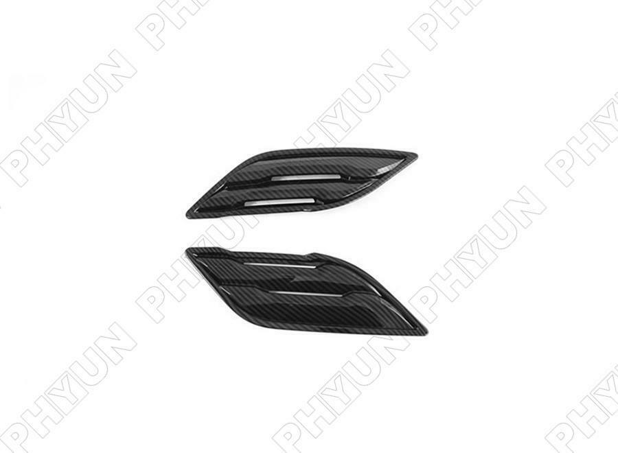 For 2015-2020 Ford F150 Fender Air Vent Outlet Cover Trim Kit Carbon Fiber Style