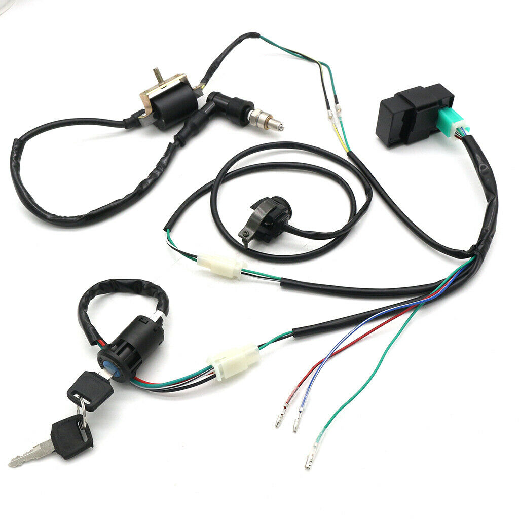 Wiring Loom Harness Kill Switch Rebuild Kit For Kick Start