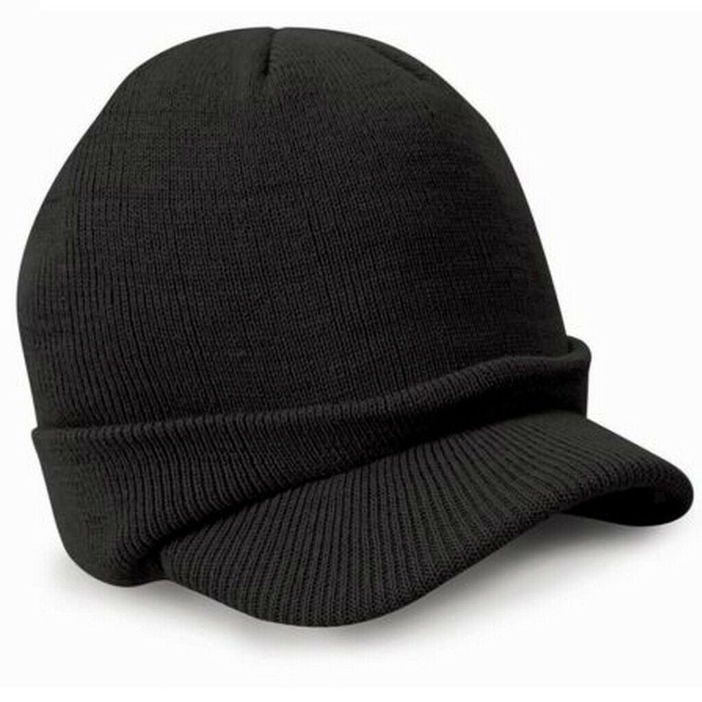 Hot Men Womens Unisex Peaked Beanie Winter Ski Hat Warm Knitted Baseball