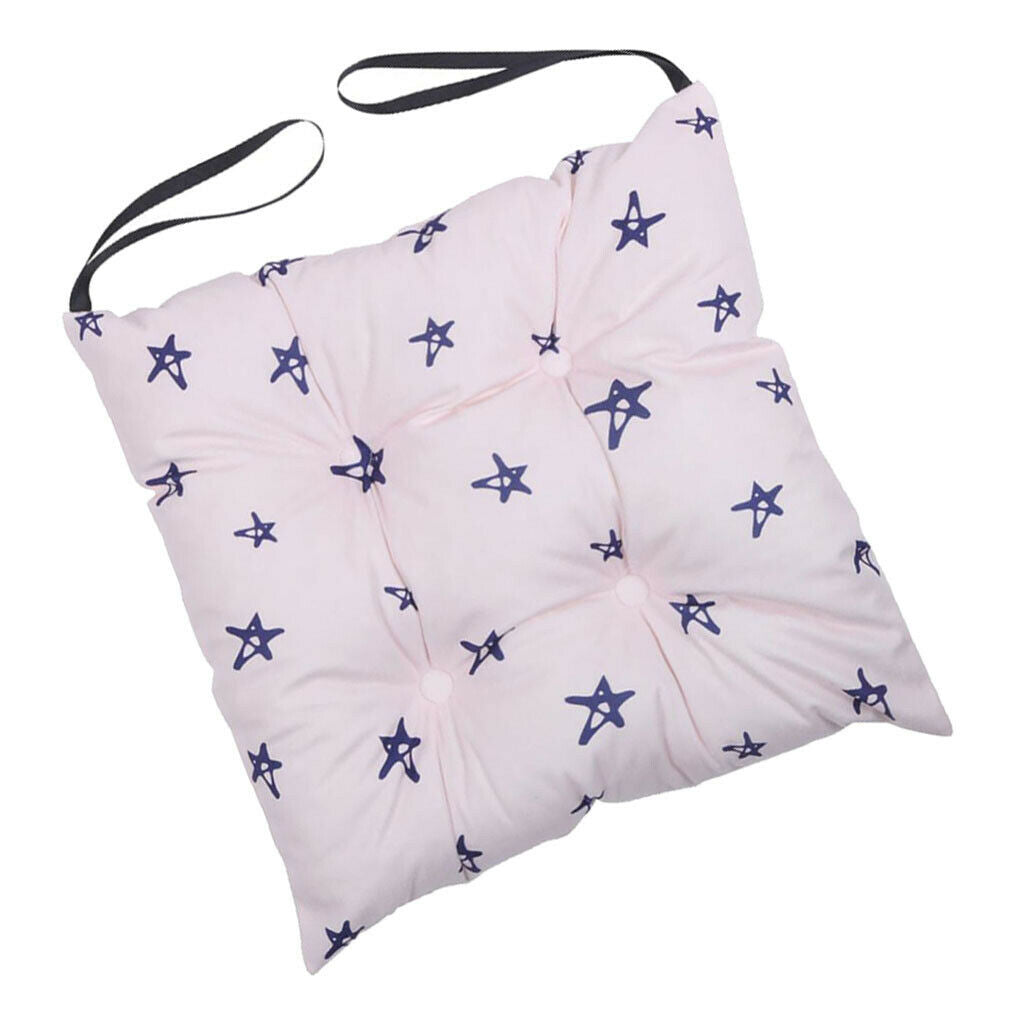 Square Floor Cushion with Straps, Tight Children's Chair Cushions for Safety,