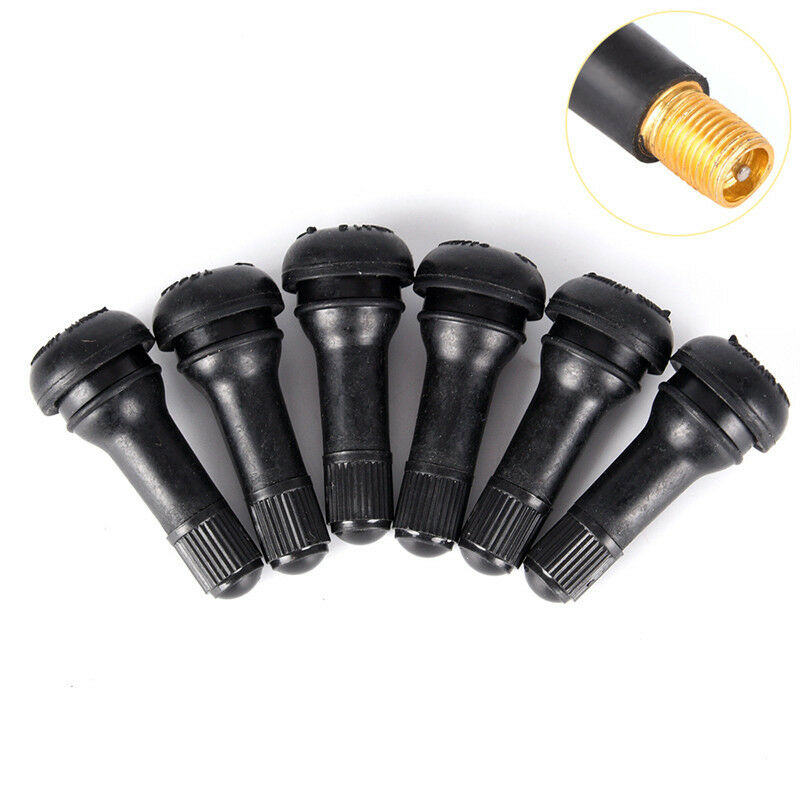 5PCs/set Black TR413 Tubeless Car Wheel Tire Valve Stems with Caps Tyr.l8