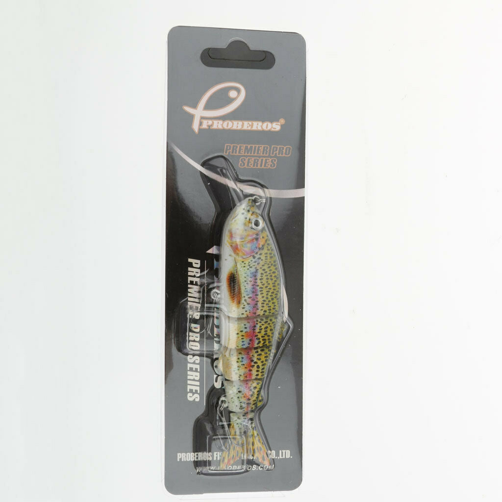 Multi Jointed Fishing Lures Fish Bait Swimbait Crank Fishing Tackle Hook -C