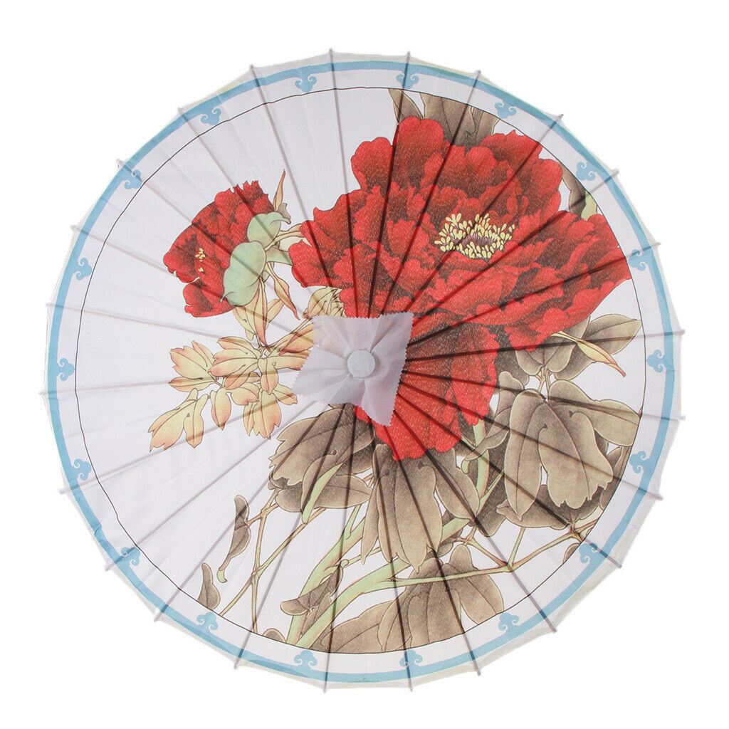 Chinese Style Art Oil Paper Umbrella Ceiling Decor Wedding Dance Umbrella G