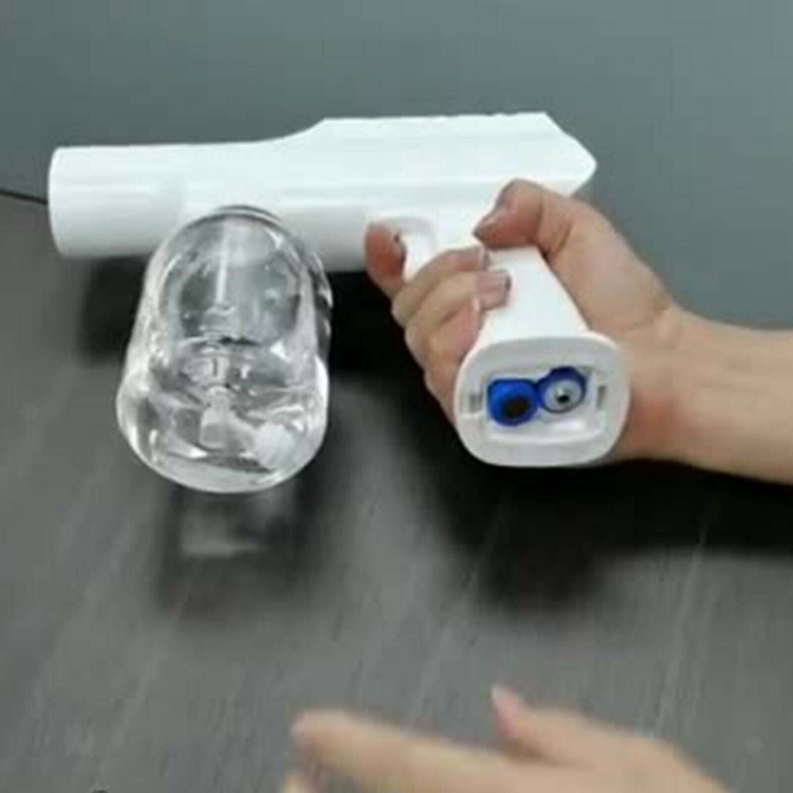 Cordless Nano Sprayer Sanitizer Handheld Disinfection Fogger Machine White
