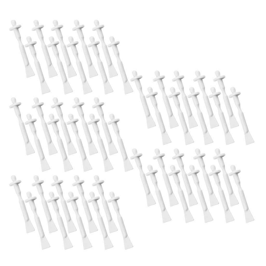 50 Pieces Two-in-One Multi-Use Waxing Applicator Sticks Hair Removal Spatula