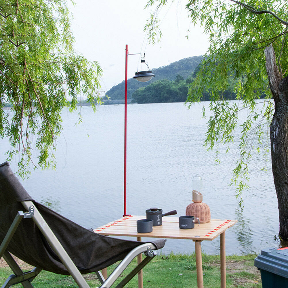 Outdoor Camping Lamp Holder Bracket Portable Tent Hanger Hook Fixing Stand