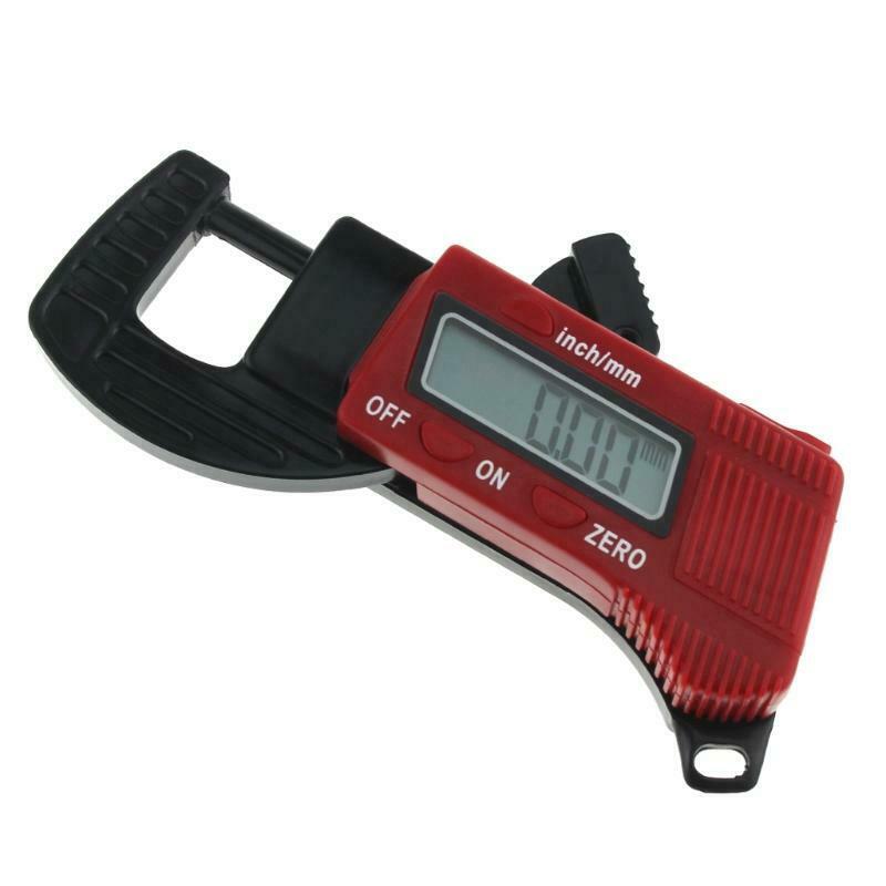 0-12.7mm Digital Electronic LCD Thickness Guage Caliper Carbon Fiber Micrometer