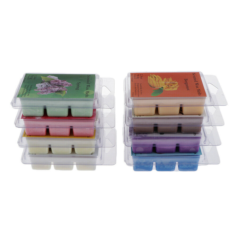 8x Natural Wax Melts Block Highly Scented Handmade Soy Wax Tarts For Burners
