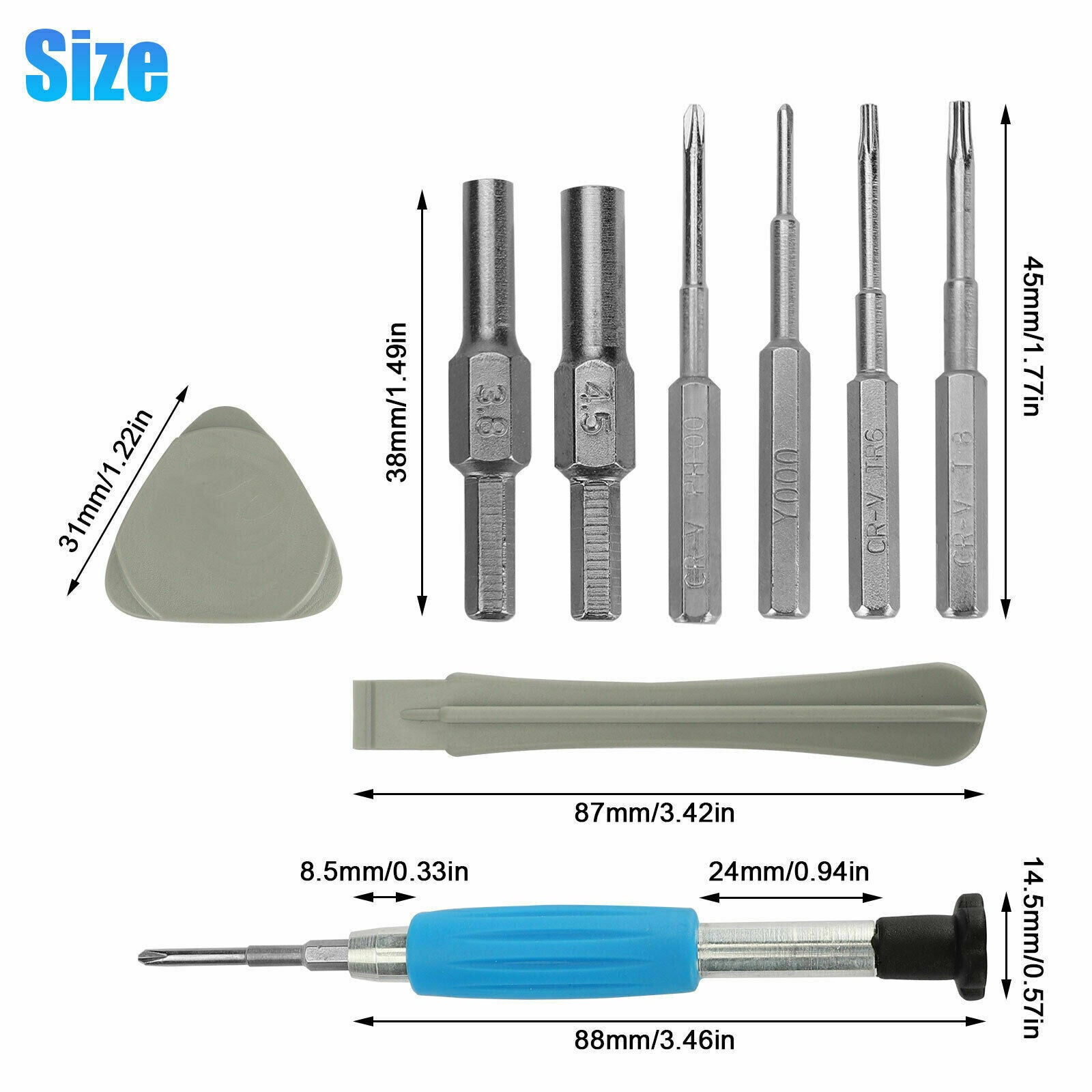 Screwdriver Set Repair Tool Kit For Nintendo Switch N64 NES Joy-con Wii Triwing