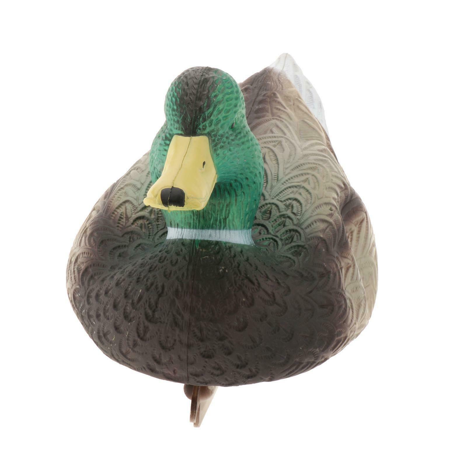 Lifelike Mallard Duck Decoys Floating Hunting Shooting Animals Pond Pool
