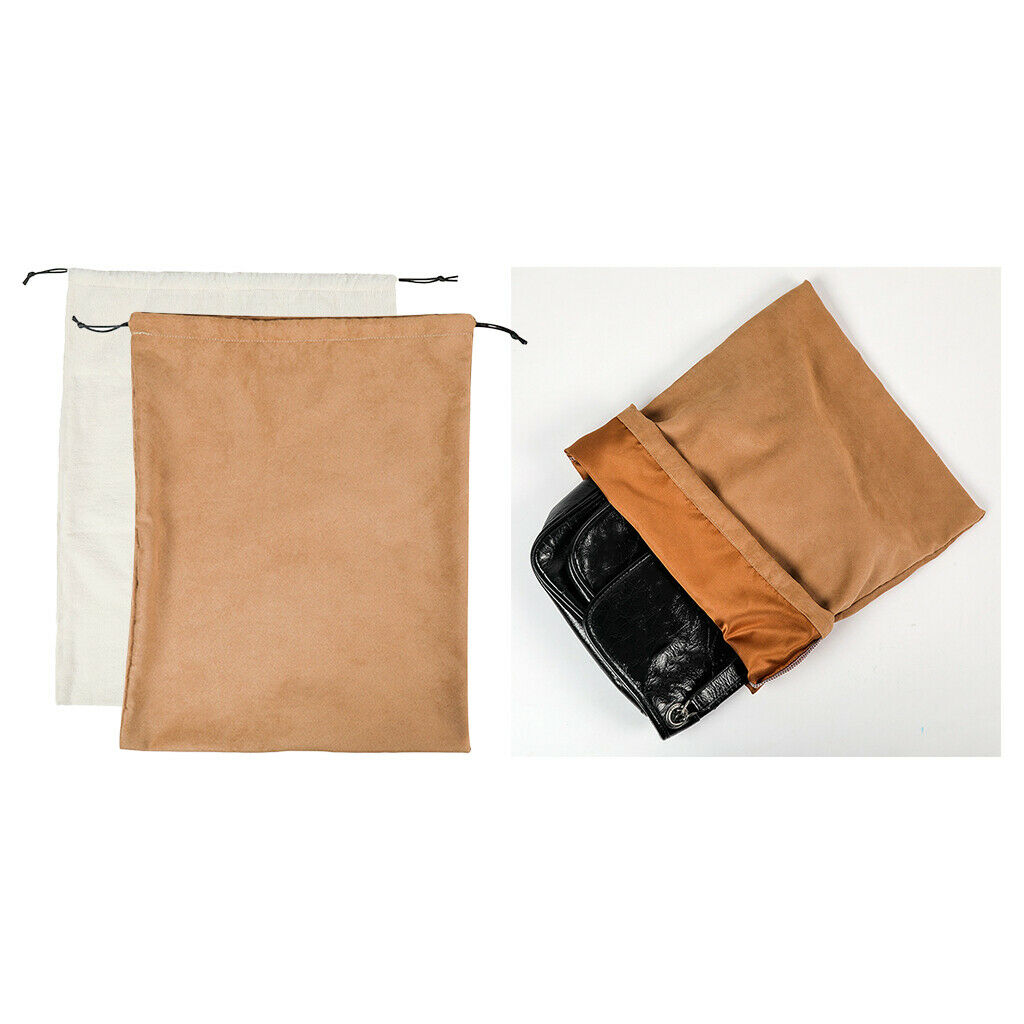 2x Protable Dustproof Bag for Handbags Storage Bag Travel 12.6x15.7inch