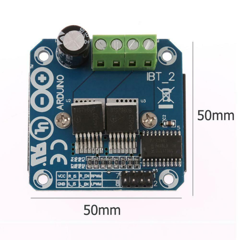 Dual 43A H-Bridge Current Limiting Bts7960 High-Power Motor Driver Module