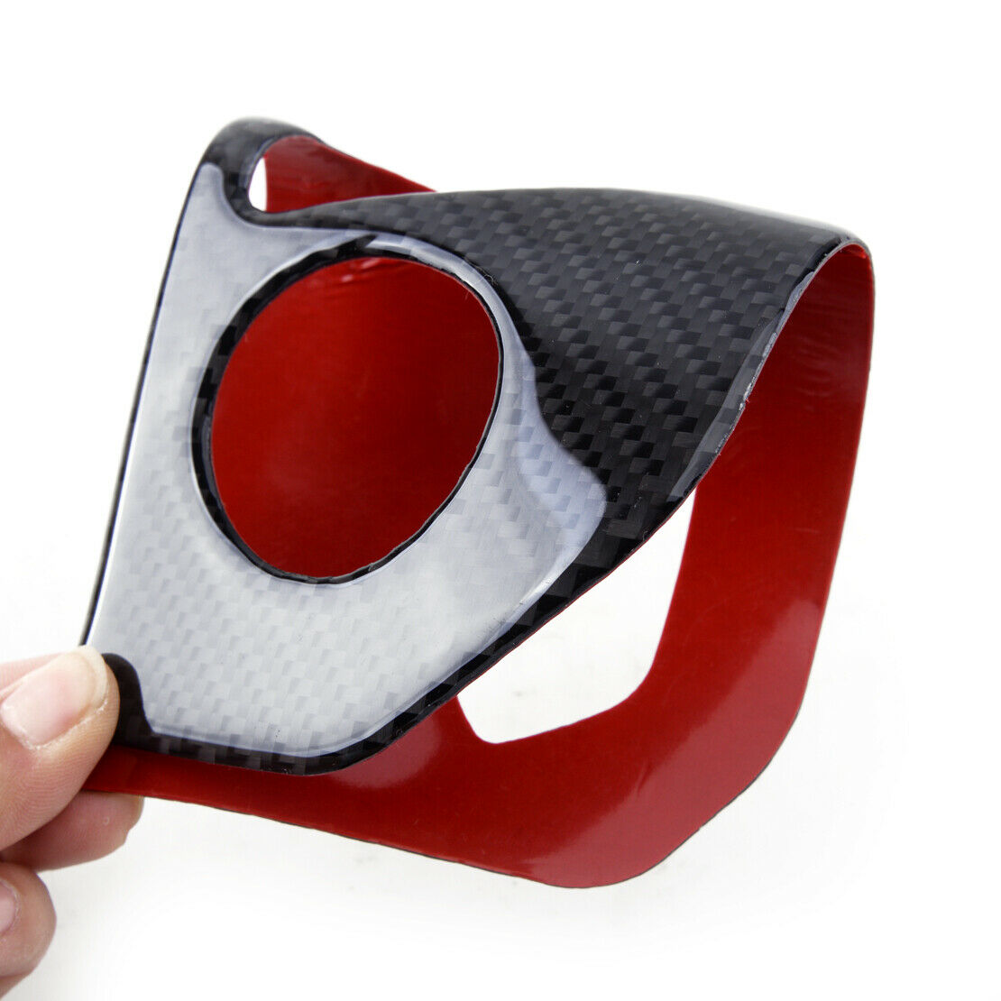 2pcs Carbon Fiber Seat Adjustment Button Panel Trim Fit for Ford F150 2015-2020