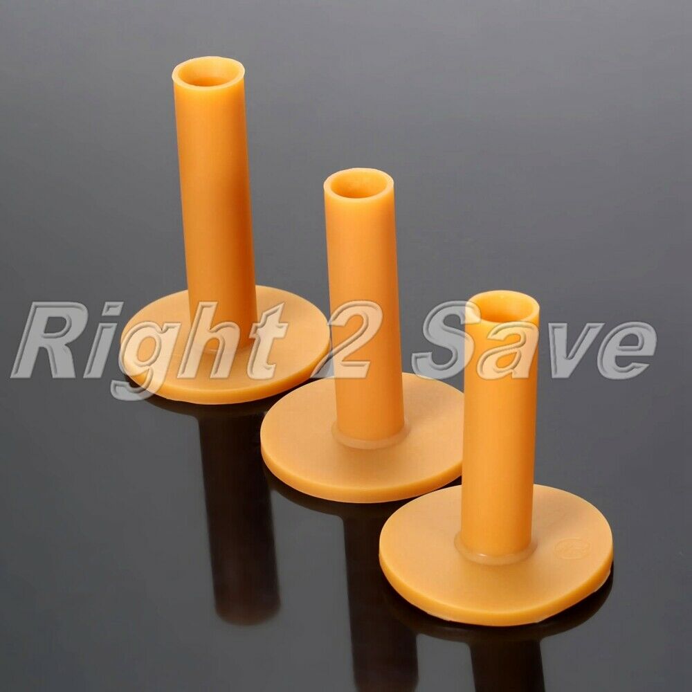 60/70/80mm 3Pcs Golf Rubber Tees Holder Tee Training Driving Ranges Practice Mat