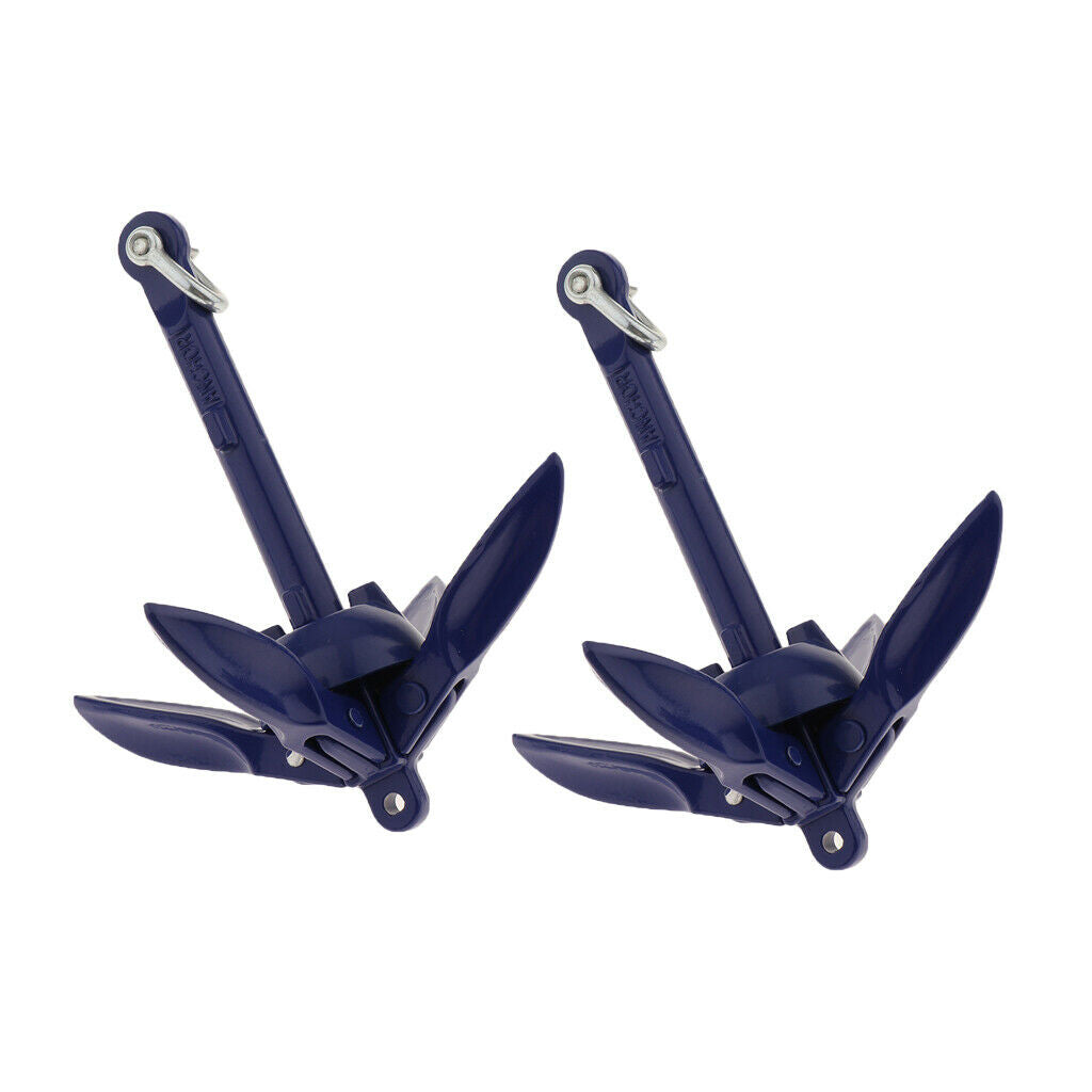 2-Pack Anchor Folding 1.5lb (0.7kg) Ideal for Canoe  Paddle Board Small Boat