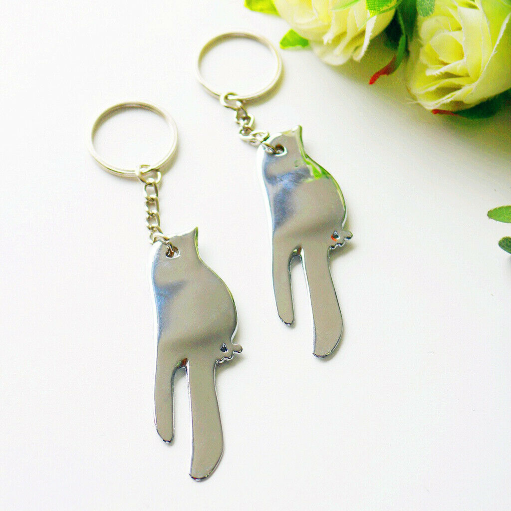 Hanging Car Pendant Metal Key Shining Birds Shaped Keychain for Girls