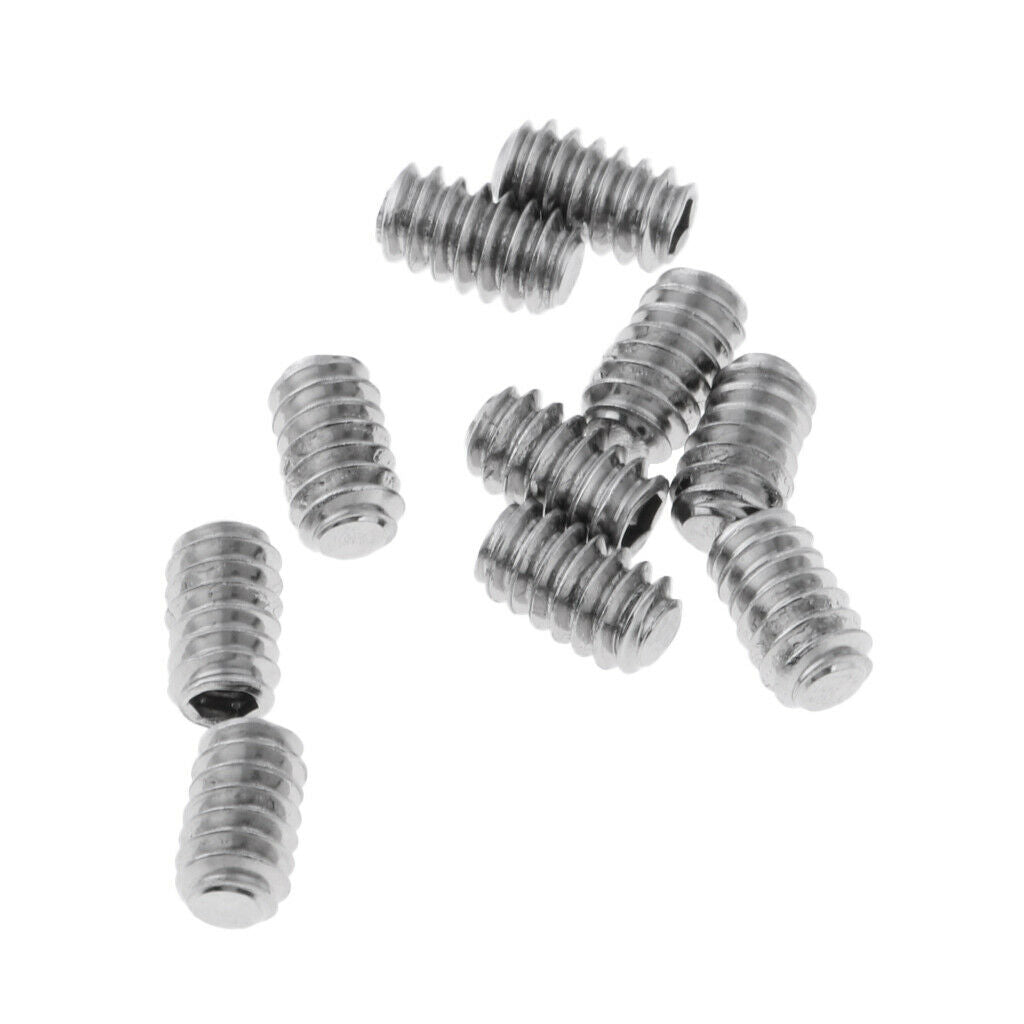 10 pieces stainless steel grub screws for surfboard, wakeboard, longboard,