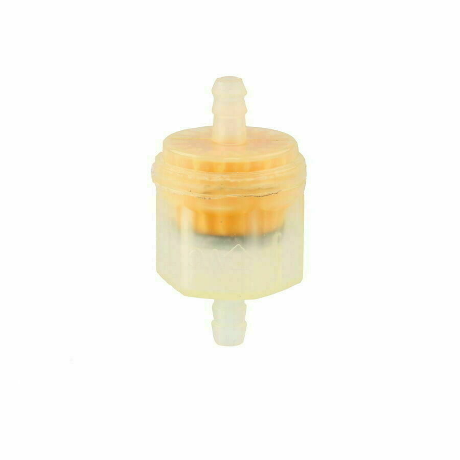 Motorcycle Gasoline Filter Clear Inline Gas Fuel For 1/4'' 6mm Universal Plastic