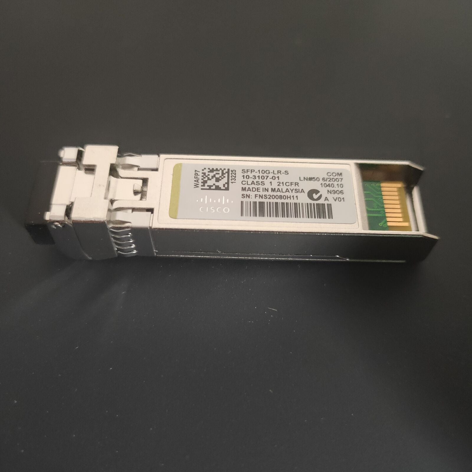 New Sealed Cisco SFP-10G-LR-S 10GBASE-LR SFP+ 1310nm 10km DOM Transceiver Module