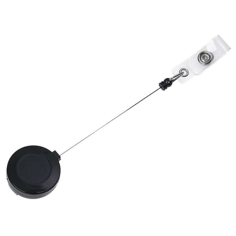 Recoil Retractable Yo Yo Key  PULL CHAIN Belt Clip ID CARD Holder Ski Pass - BQ8
