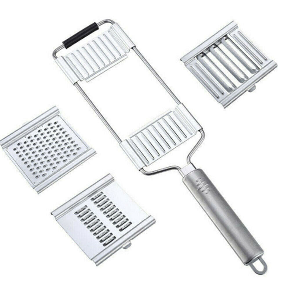 3-in-1 Multi-purpose Vegetable Slicer Stainless Steel Grater Cutter Shredders