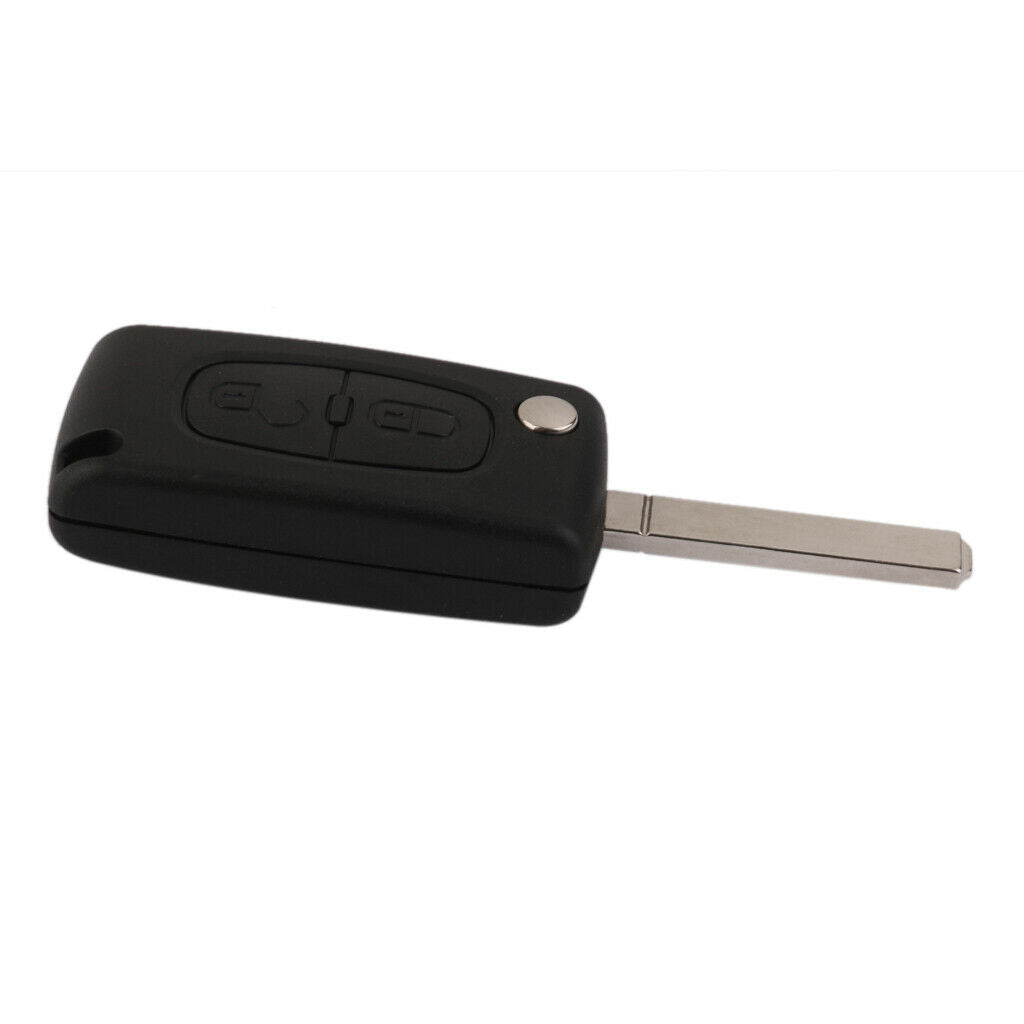2-Button Remote Key Shell Case With  For Citroen C2/C3/C4/C5/C6
