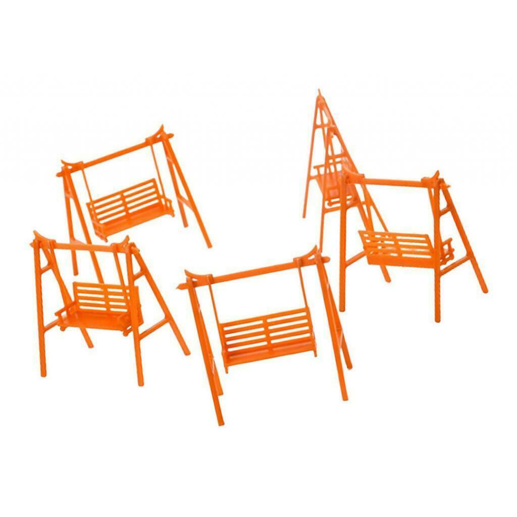 Minitures Ornament Decoration Furniture Toys Street Garden Decor Orange