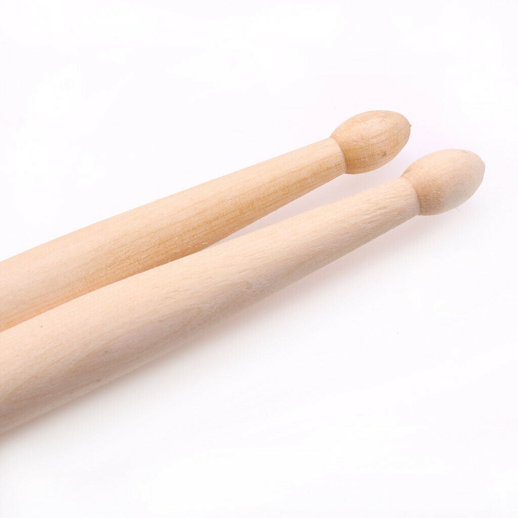 2X Maple 5A Drumsticks Drum Sticks for Music Band Exercise
