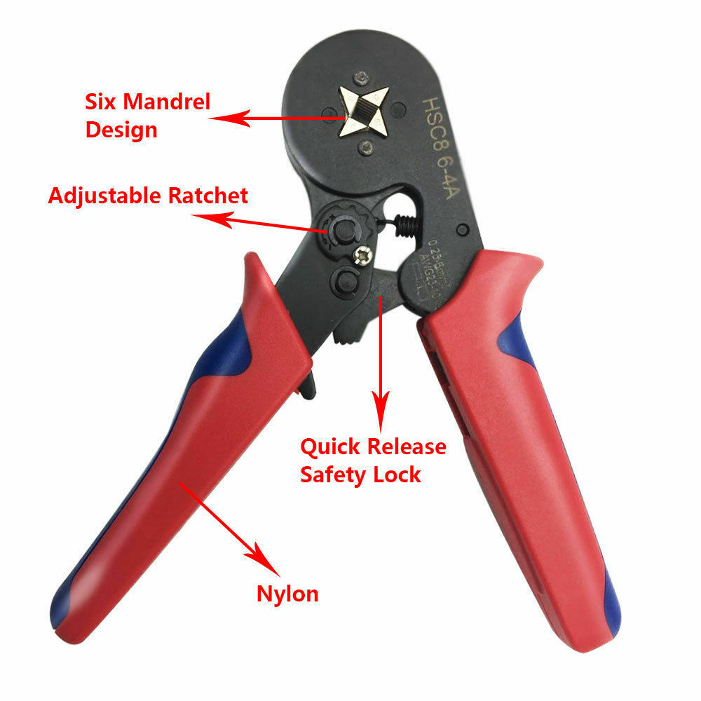 Bootlace Ferrule Kit W/ Bootlace Ferrule Hand Crimper Crimping Tool 1200PCS