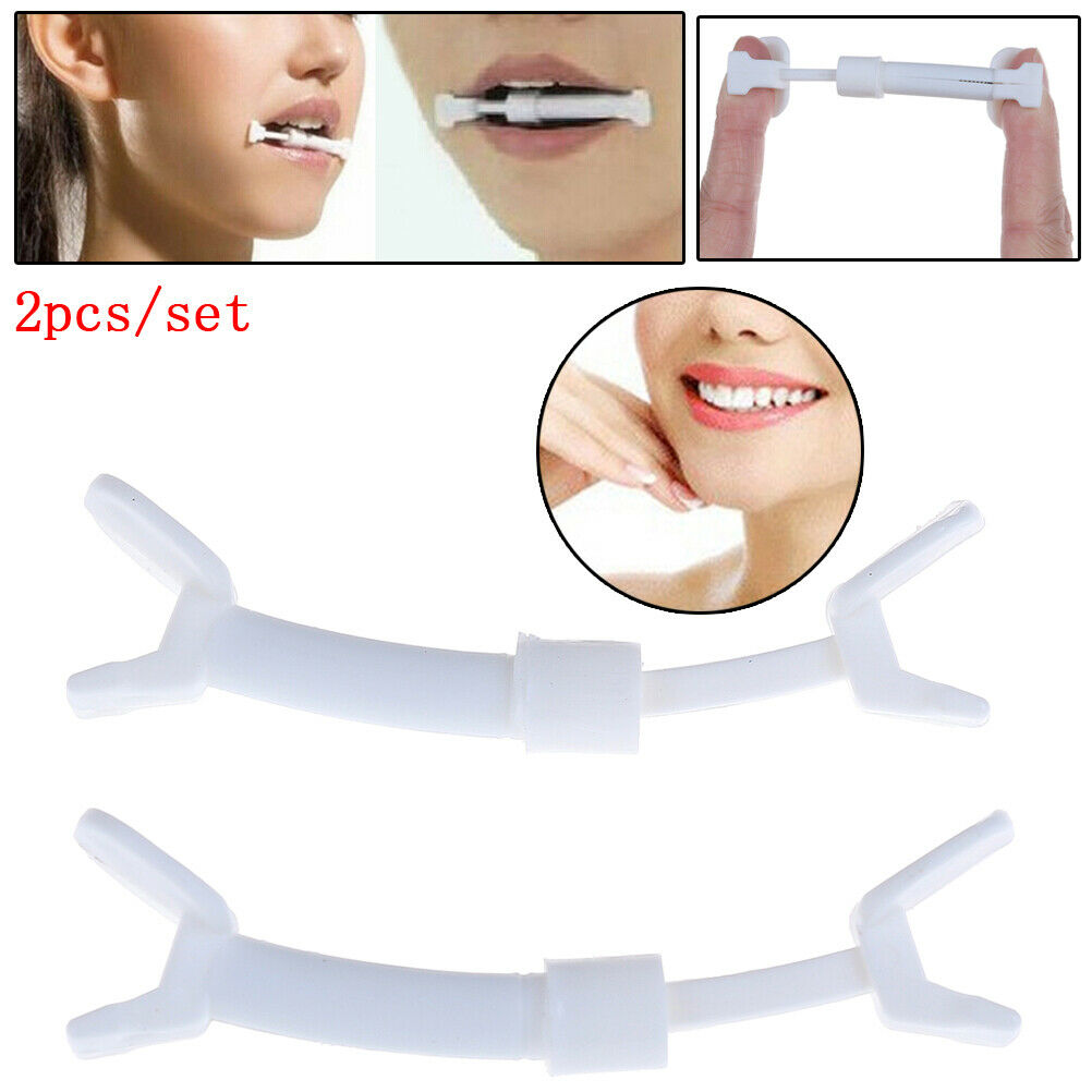 2XSlim Mouth Piece Face Flex Smile Cheek Toner Facial Exerciser Toning Tools Fad