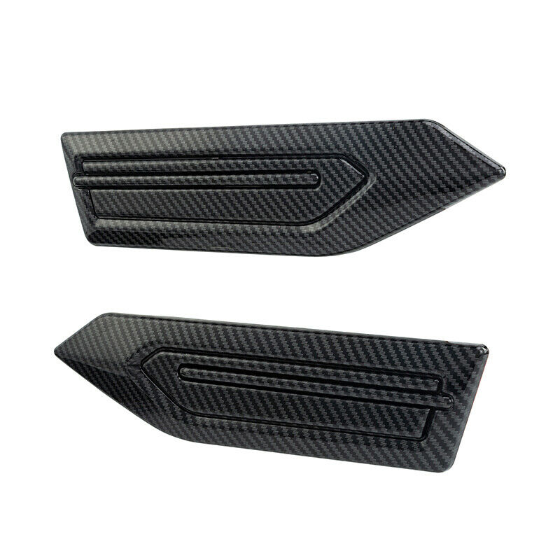 2Pcs Carbon Fiber Car Door Side Fender Air Flow Intake Vent Decorative Stickers