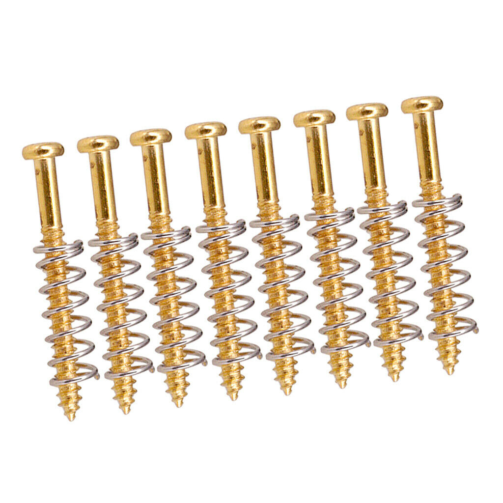 Set of 16 iron Electric Guitar Humbucker Pickup Frame Ring Screws Set Musical
