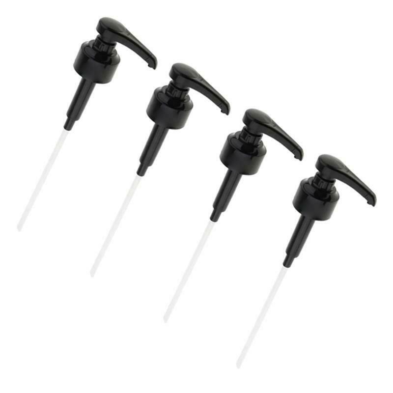4 Pcs Dispenser Syrup Pump Black Liquid Dispenser for Monin Syrup Pump