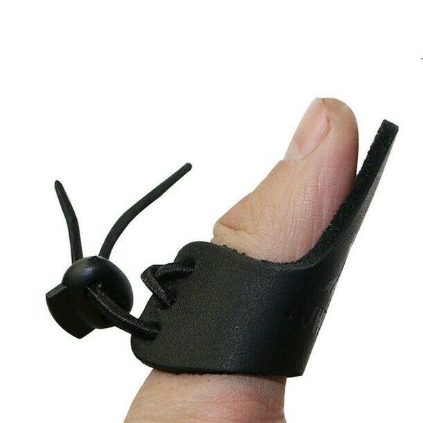 Archery Leather Finger Guard Mongolian Thumb Glove Arrow Shooting Protect New