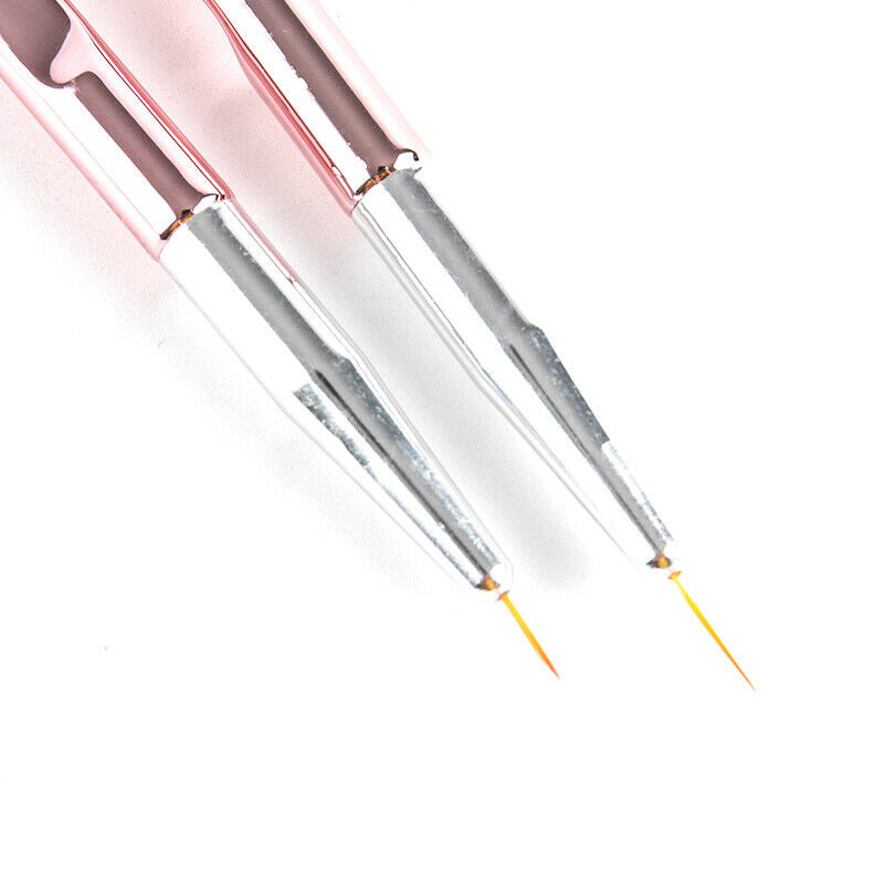 3Pcs/Set Nail Art Fine Liner Painting Pen Brushes Drawing Flower Striping Des Tt