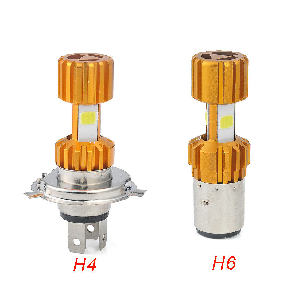 2X H4 LED Light Headlight Driving Lamp Hi/Lo Beam Bulbs Globes 18W 1500LM 6500K