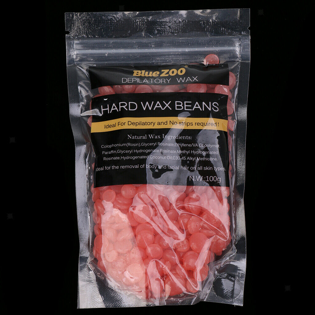 2x 100g Hot Wax Beans Hair Removal Bikini Body Depilatory No Strip Pellets