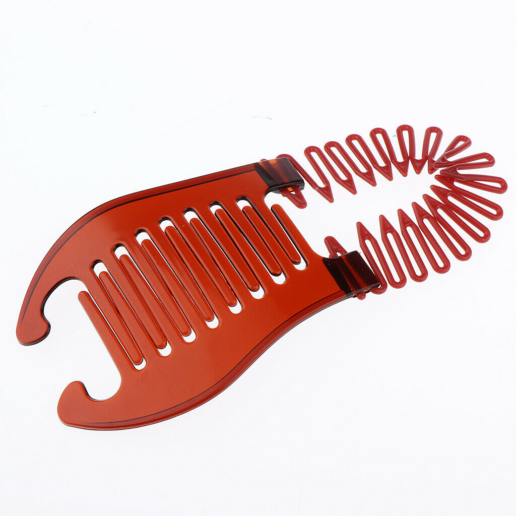 6Pcs Durable Plastic Styling Braiding Clips Donut Twist Claw Clamps Grip