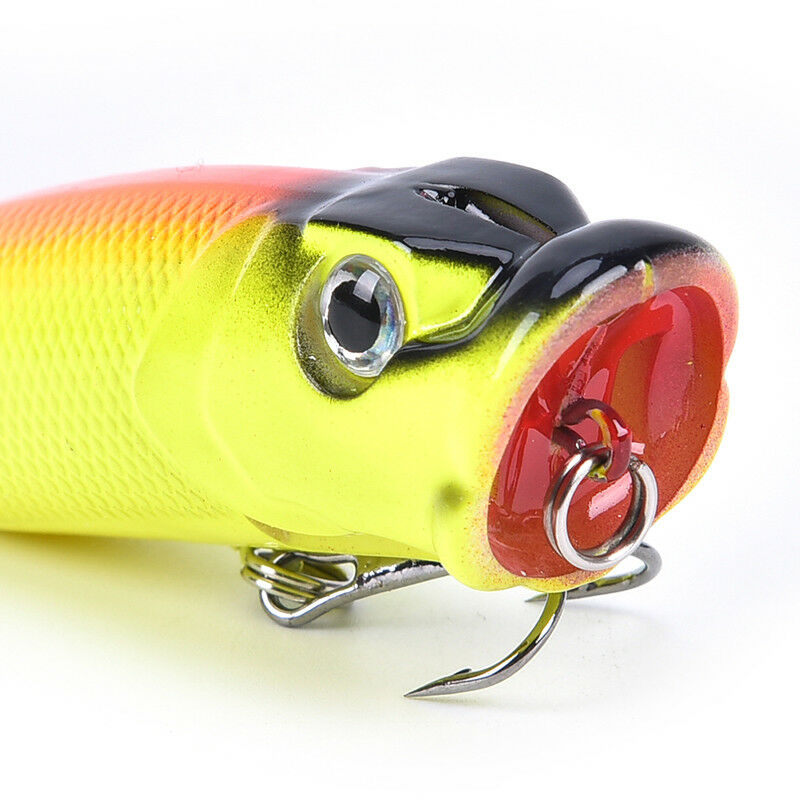 7cm 12g fishing lures hard baits artificial popper crankbait wobblers bai.l8