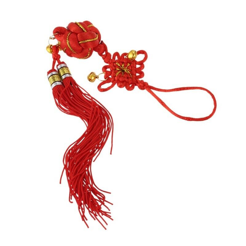 Oriental Ball Chinese K Tassel Ornament with Bells W9V6
