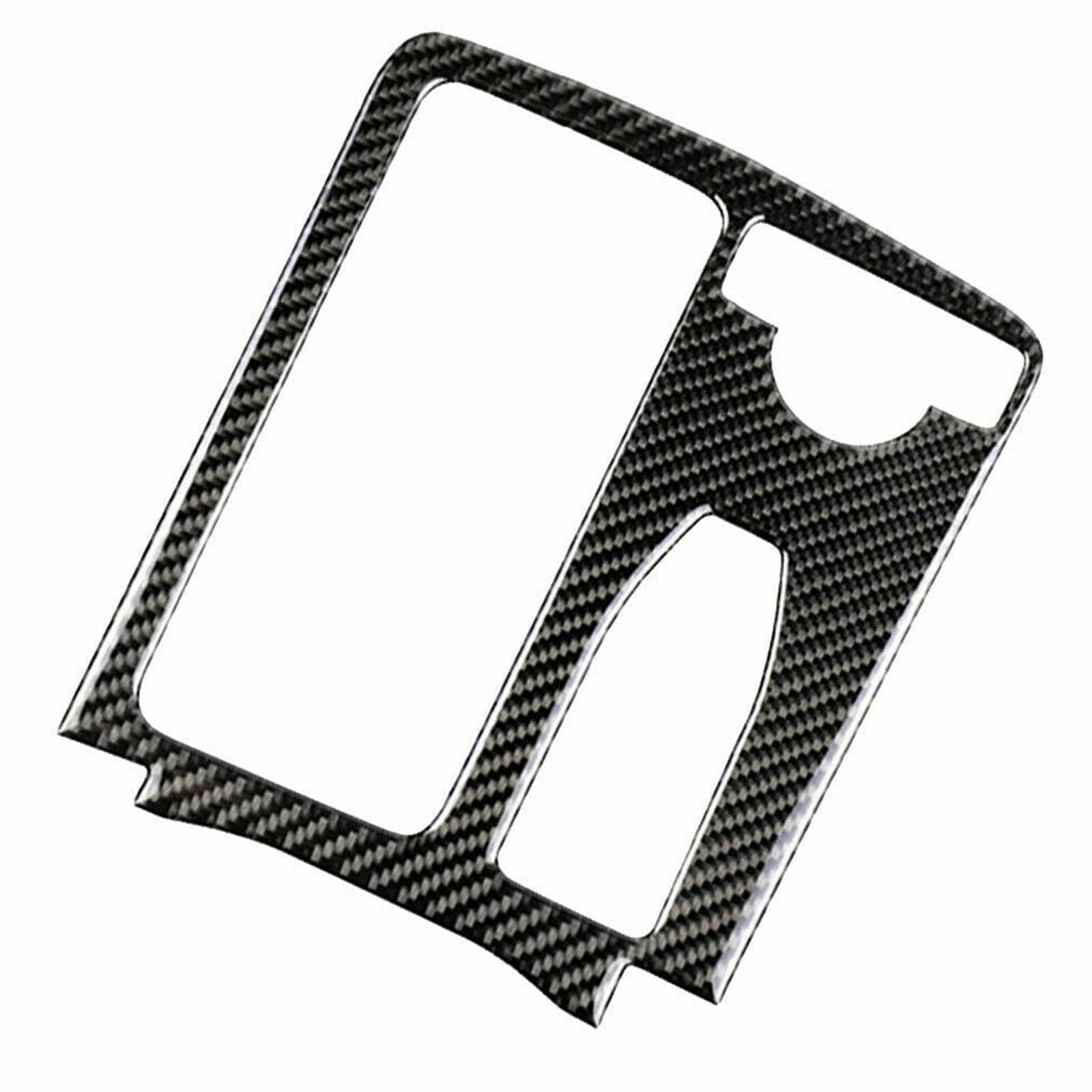 Carbon Fiber Multimedia Panel Cover Trim For Mercedes C / E Class W204 W212