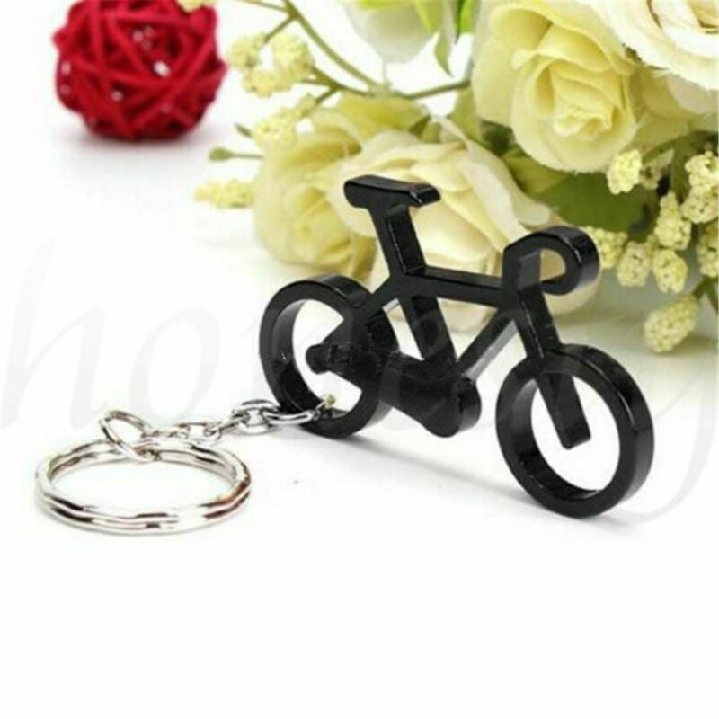Colorful Alloy Metal Bike Bicycle Cycling Key Chain Ring Keyring Keychain Keyfob