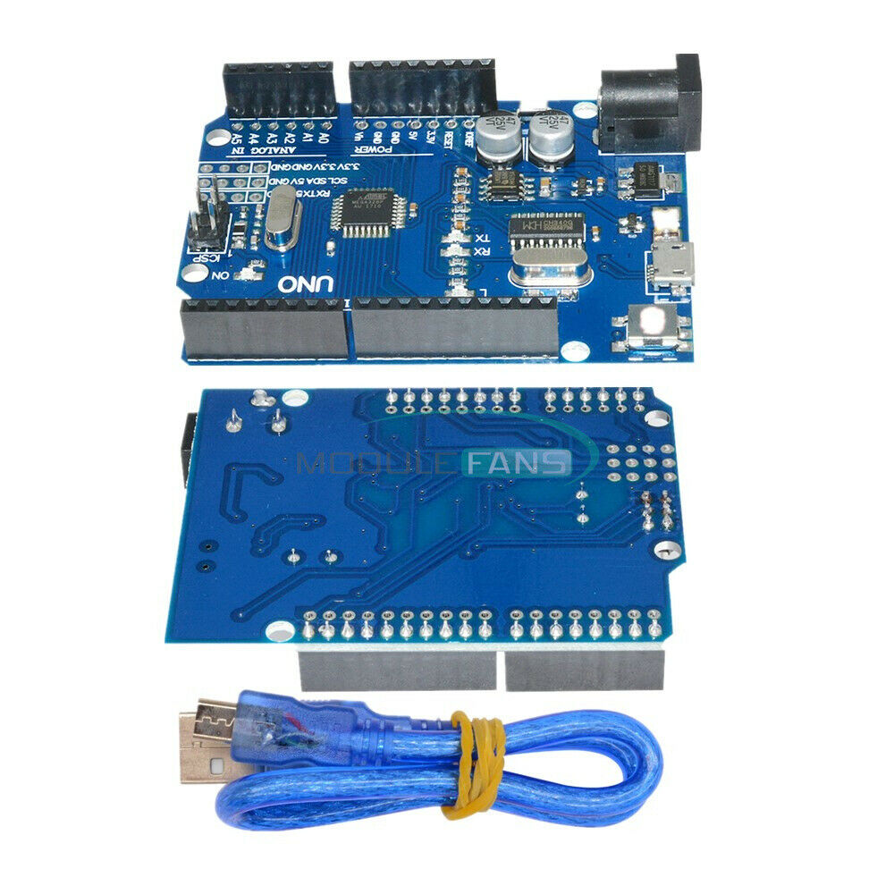 Latest Version UNO R3 ATMEGA328P-16AU CH340G With Micro USB Cable