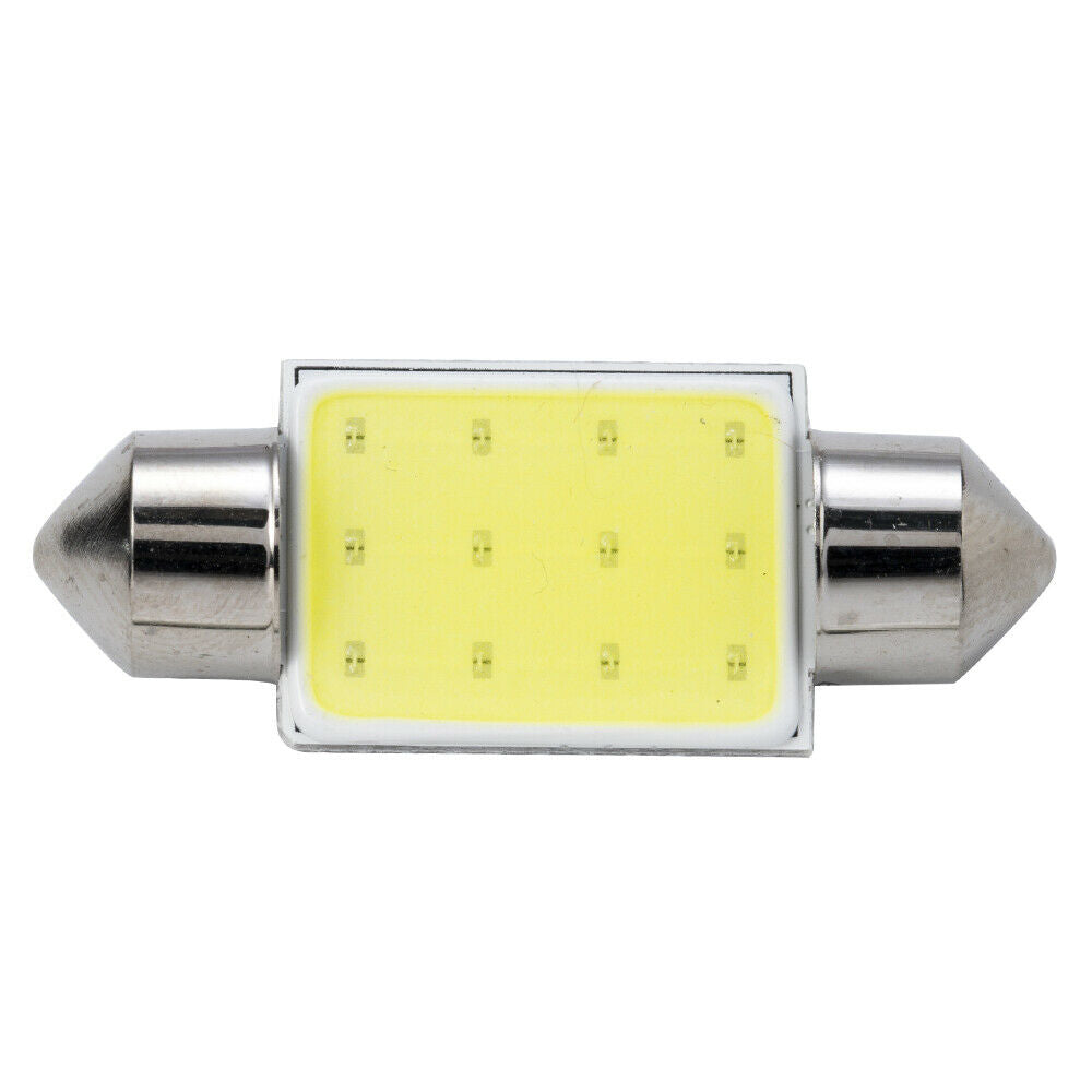 100x 24V Festoon 36mm LED Bulb C5W Car COB 12 Chips Map Reading Roof Light White