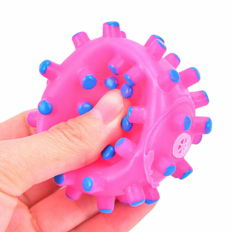 Durable Squeaky Pet Dog Ball Toys Dog Supplies Balls Squeaky T.l8