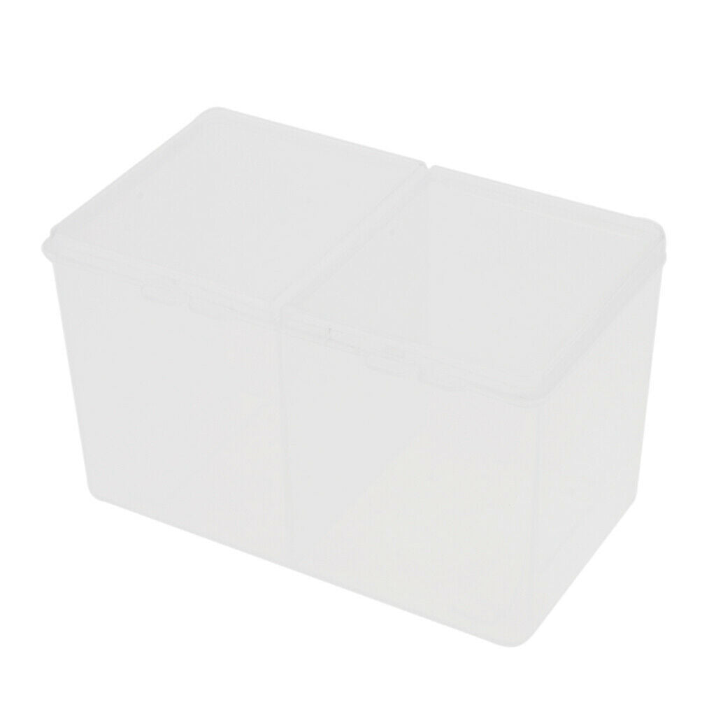 Plastic Storage Cotton Ball Pad Organizer Holder Container Makeup Box