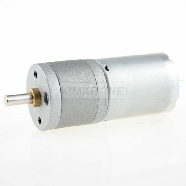 2 x 24V DC 600RPM Mini Torque Gear Box Motors Hobby