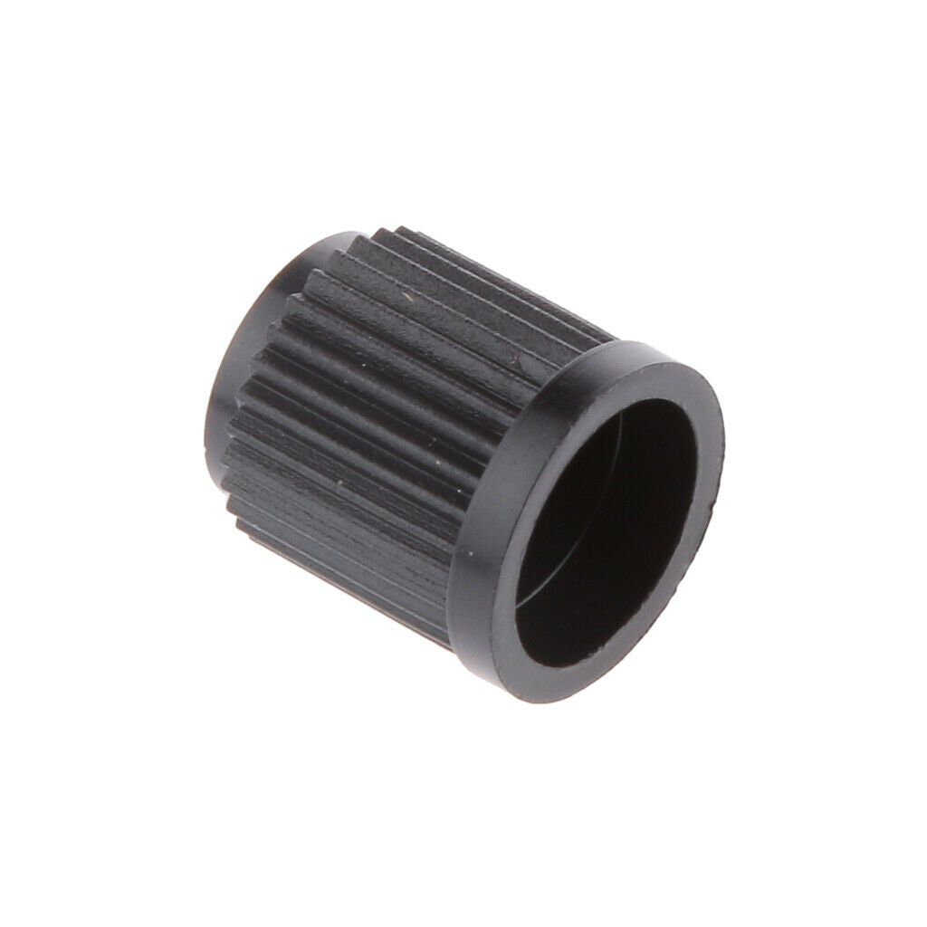 100x Car Truck Bike Tire/Wheel Air Pressure Valve Stem Caps Covers - Black