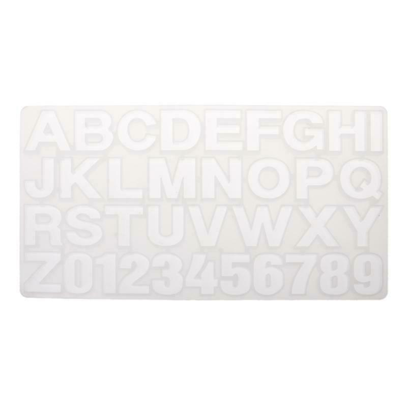 36PCS Handmade Jewelry Making Tool Alphabet Letters Numbers DIY Silicone Mould